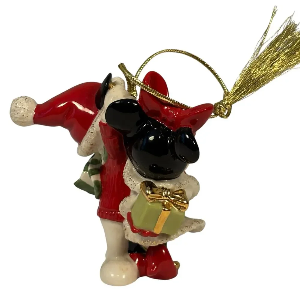 Lenox Disney Mickey Minnie 1st Christmas Together 2007 Christmas Ornament